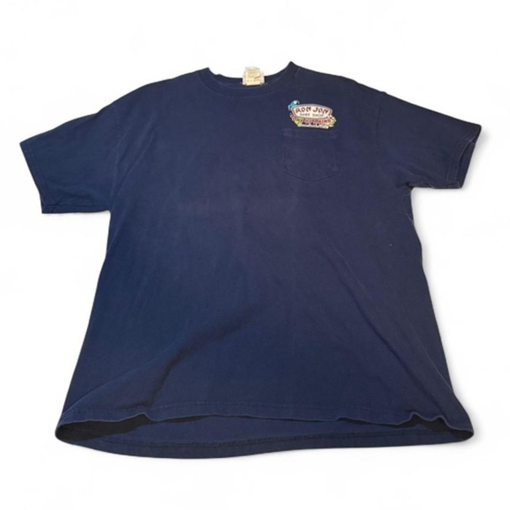 Navy Blue Ron Jon Surf Shop short sleeve  Graphic T-Shirt